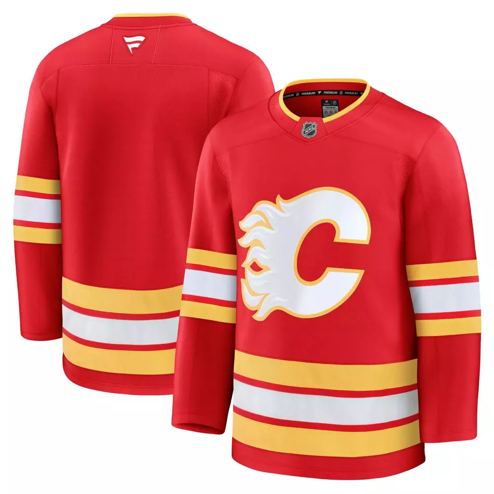 calgary flames fanatics away premium jersey white 1