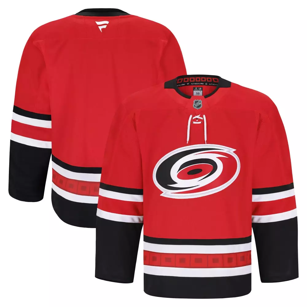 carolina hurricanes fanatics alternate authentic pro jersey red