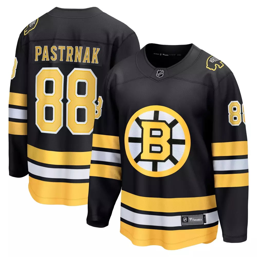 david pastrnak boston bruins fanatics away breakaway player jersey white 1