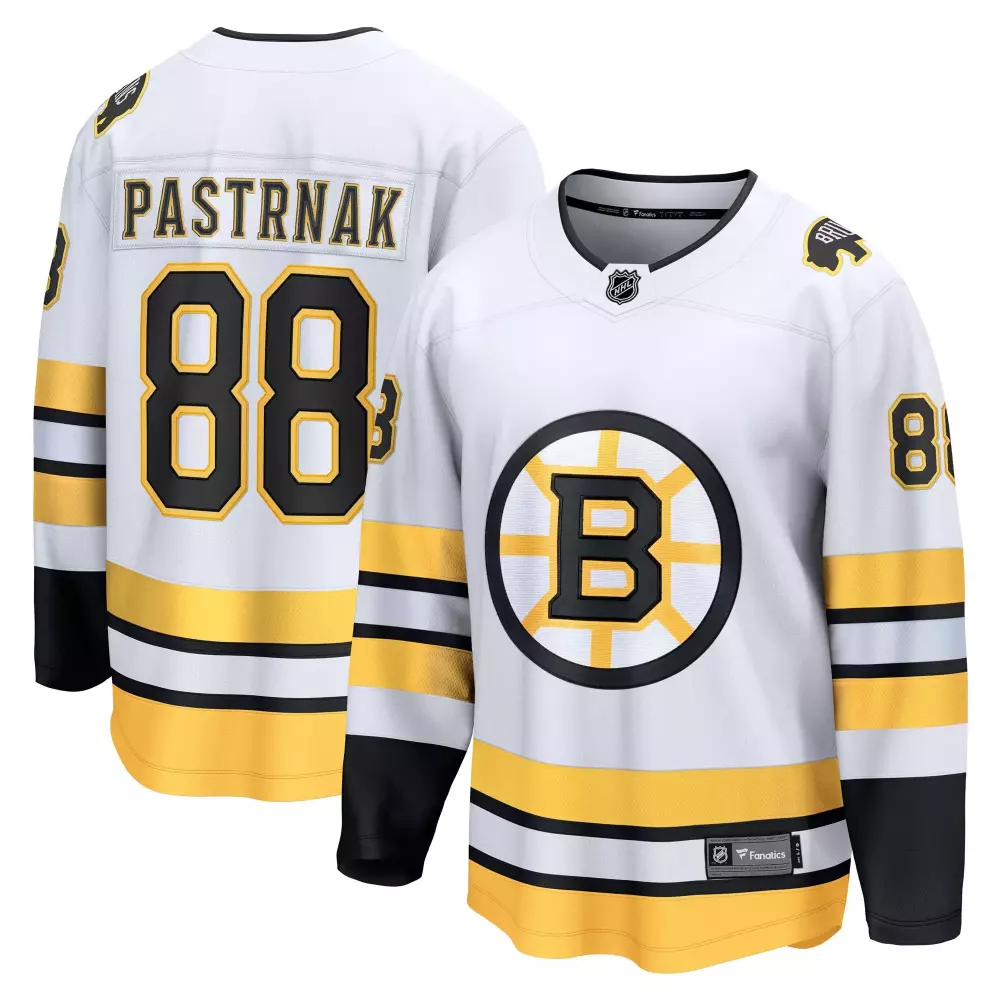 david pastrnak boston bruins fanatics home breakaway player jersey black 1