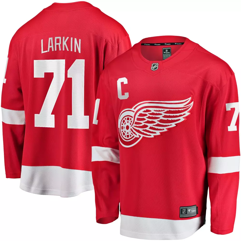 dylan larkin detroit red wings fanatics 2023 24 captain breakaway player jersey red
