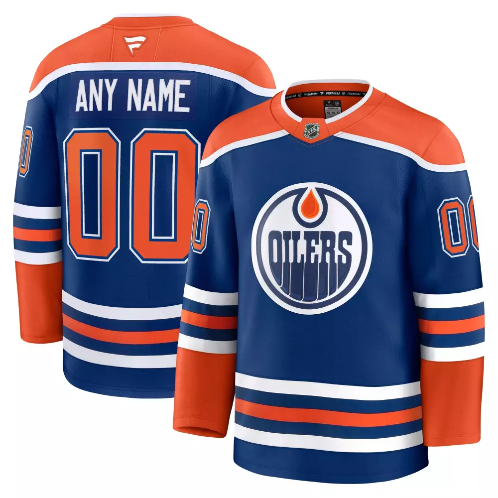 edmonton oilers fanatics alternate premium custom jersey light beige 1
