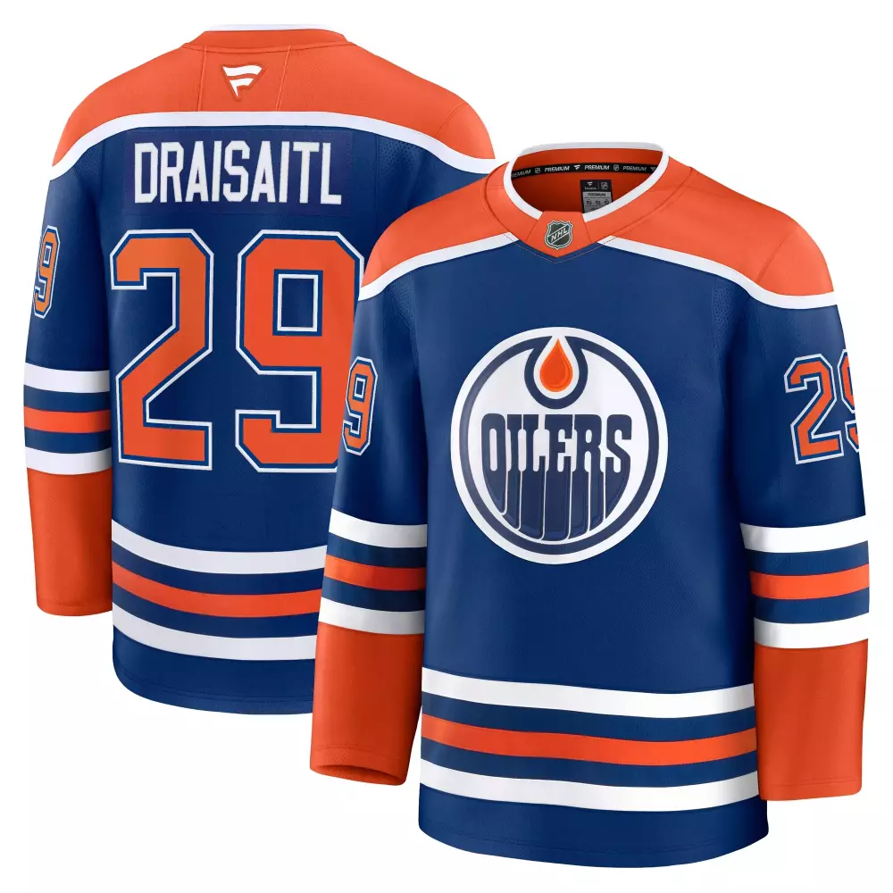 edmonton oilers fanatics home premium jersey royal