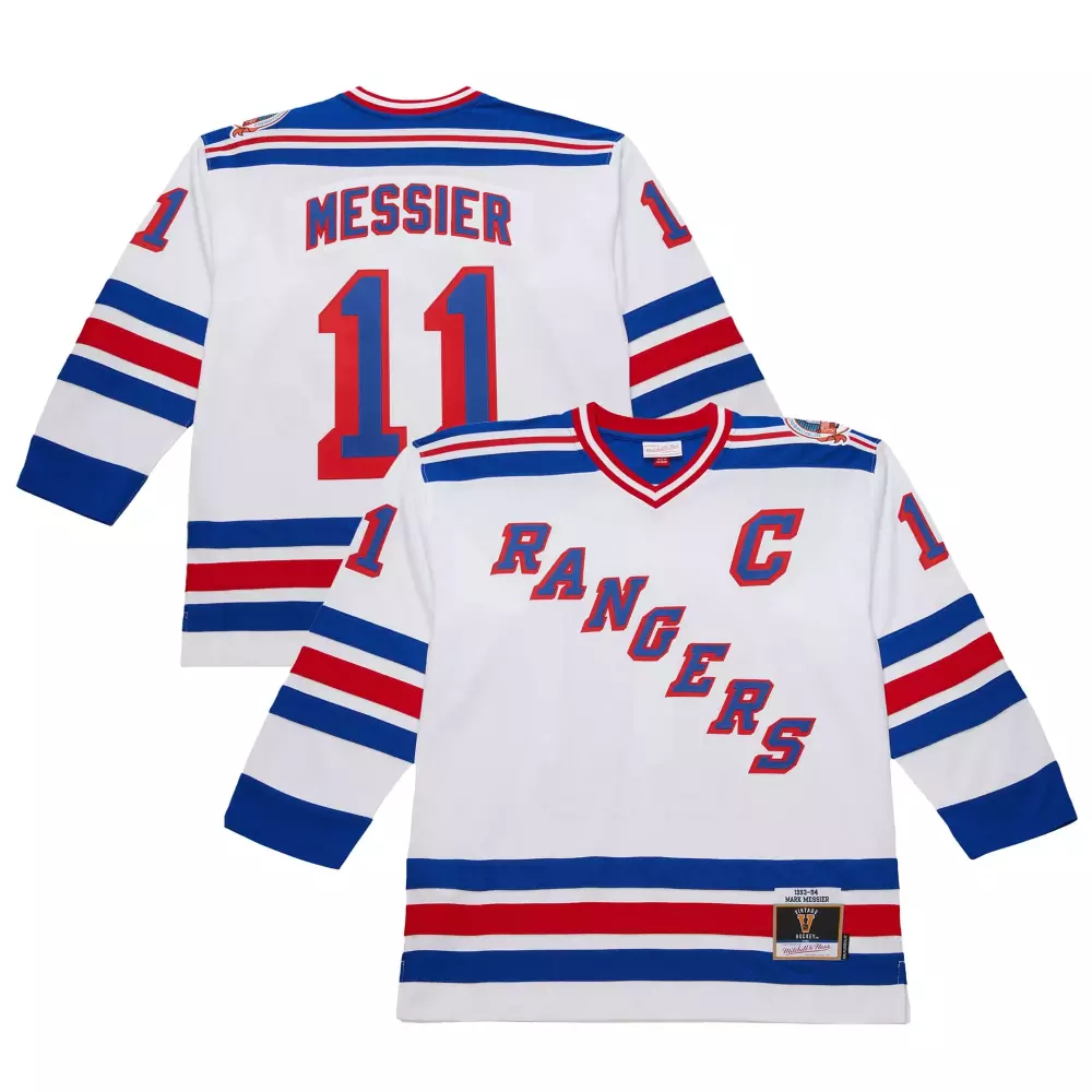 mark messier new york rangers 1993 94 power play jersey royal 1
