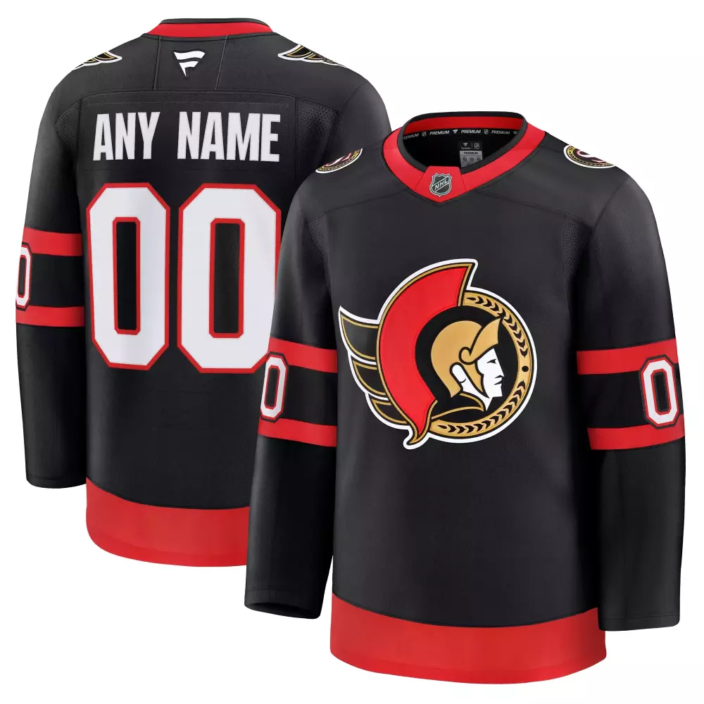 ottawa senators fanatics away premium custom jersey white 1