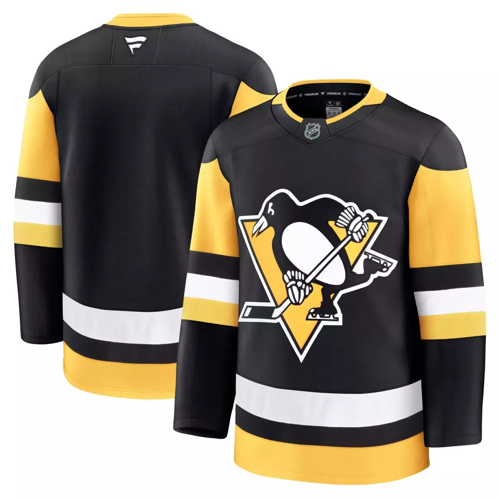 pittsburgh penguins fanatics alternate premium jersey gold 1