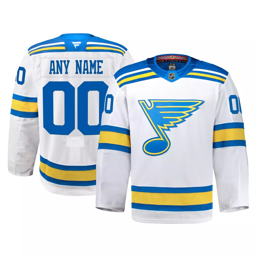 st louis blues fanatics away premium jersey white