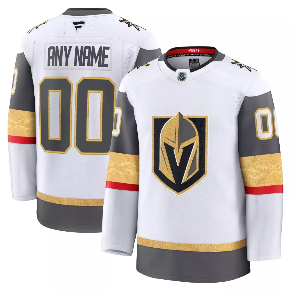 vegas golden knights fanatics home premium custom jersey gold 1